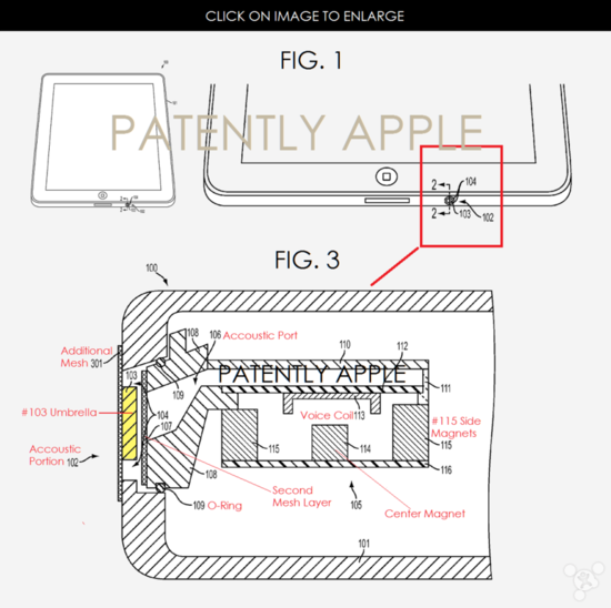 苹果为将来iPad 申请更高级的防水技术专利